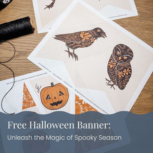 Unleash the Magic of Spooky Season with Our FREE Dark Omens Paper Banner!