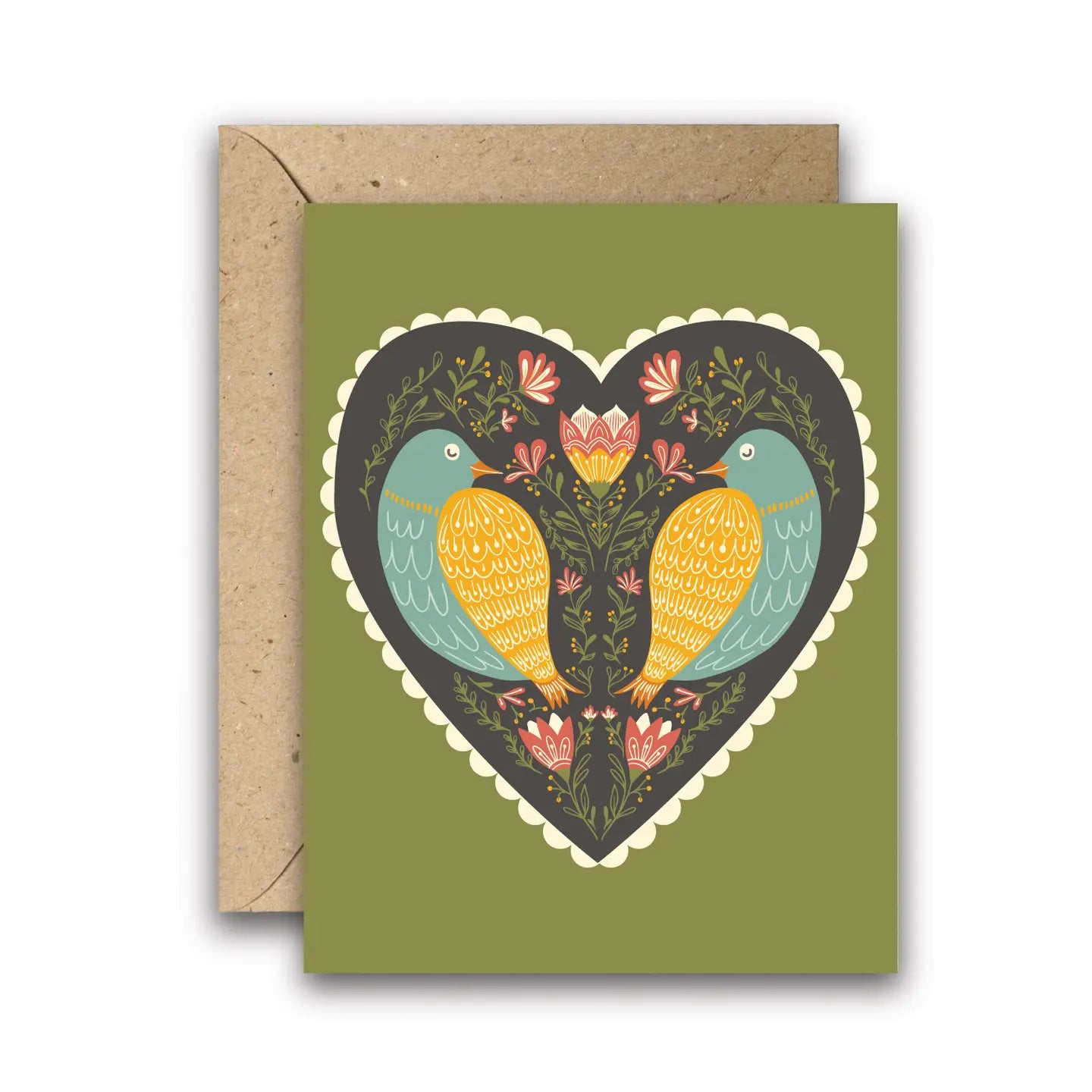 Birds At Heart Greeting Card - Love and Wedding Card