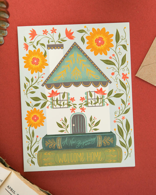 Welcome Home Library Collection Greeting Card