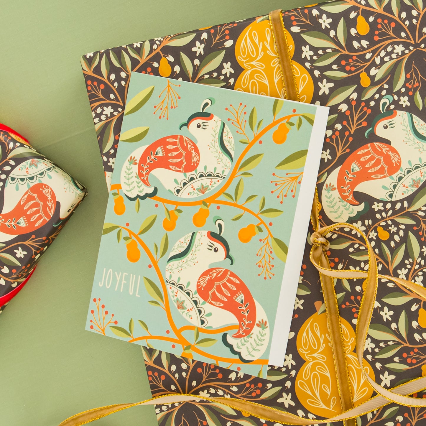 Partridge in a Pear Tree Greeting Card