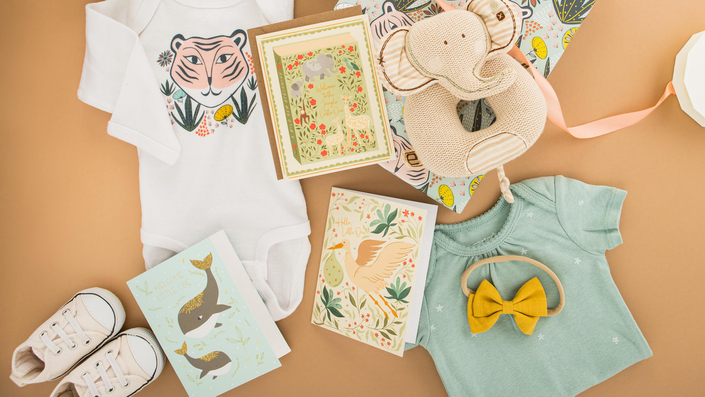 Welcome Little One Greeting Card