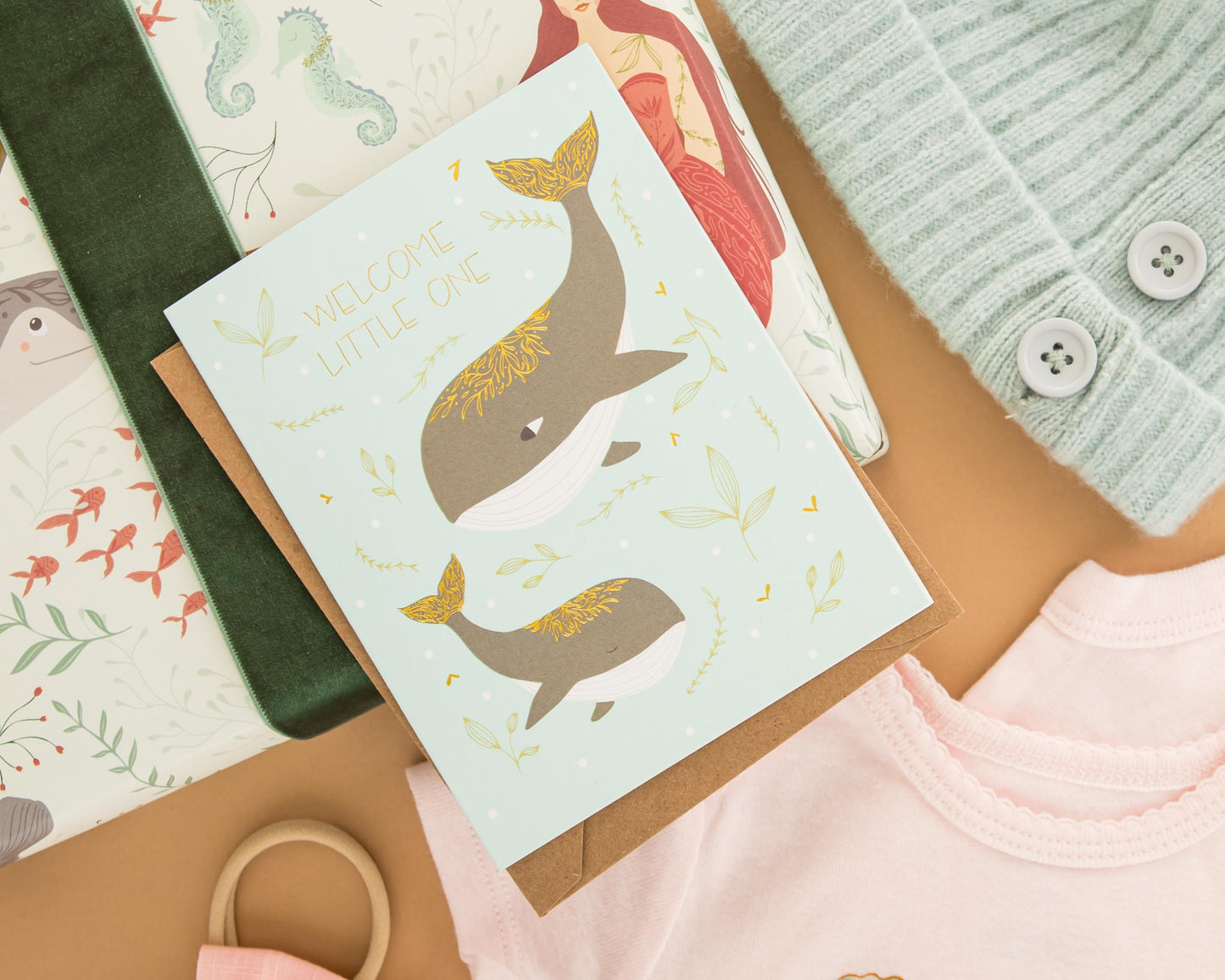 Welcome Little One Greeting Card