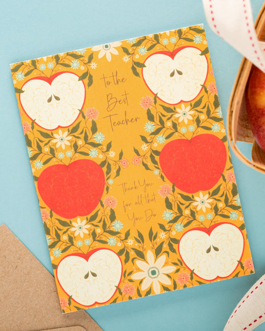 Golden Teacher Greeting Card