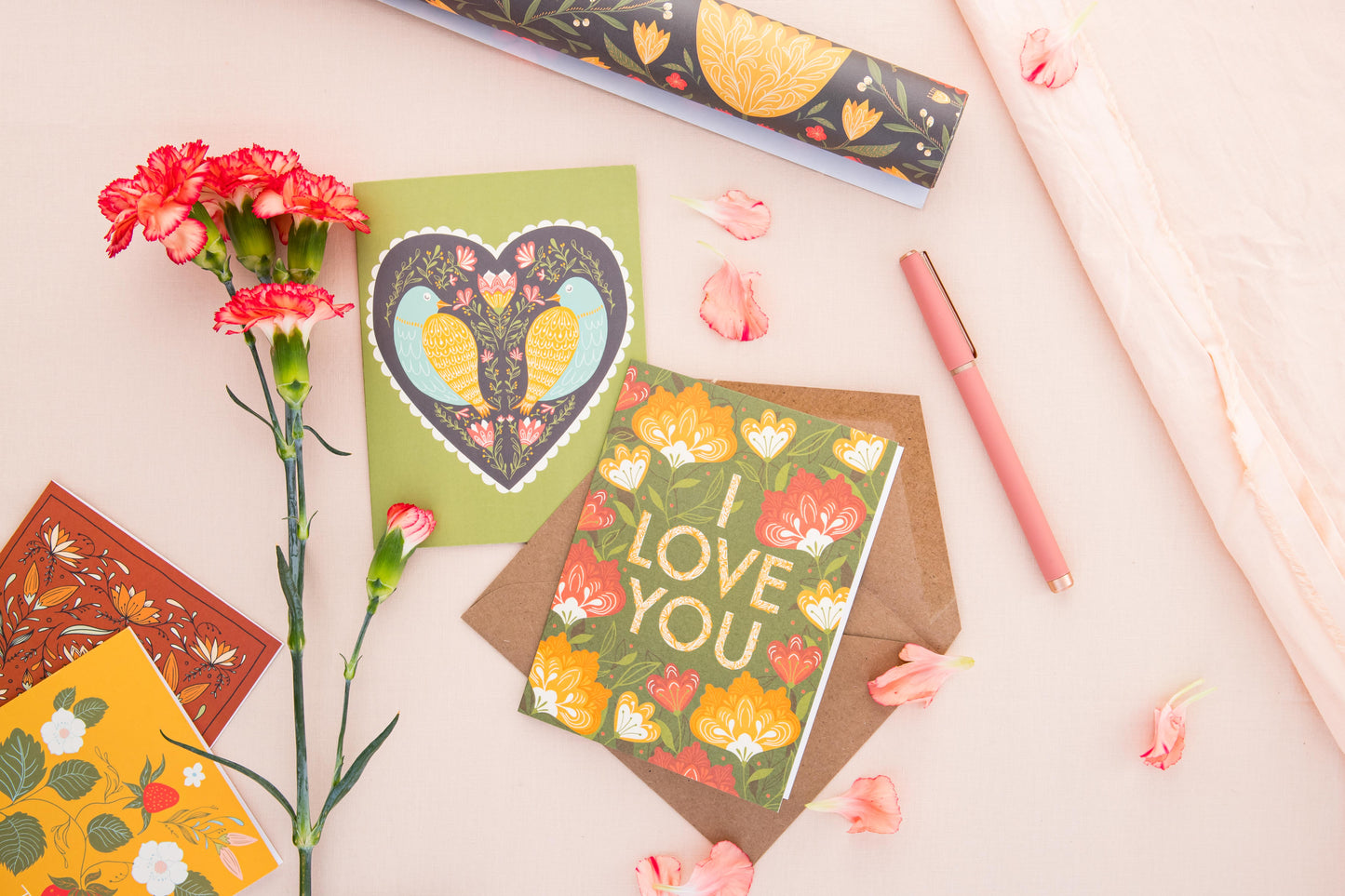 Flower Love Greeting Card
