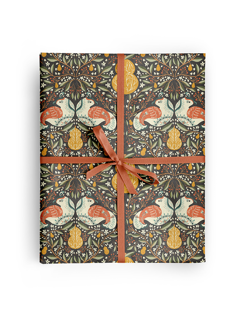 Pear Tree Wrapping Paper