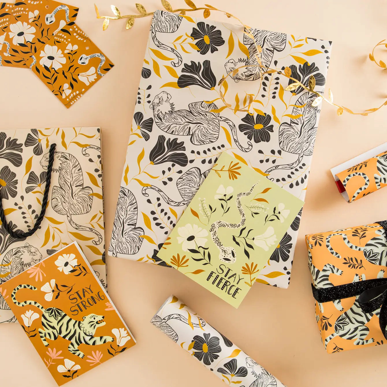 Panther Wrapping Paper