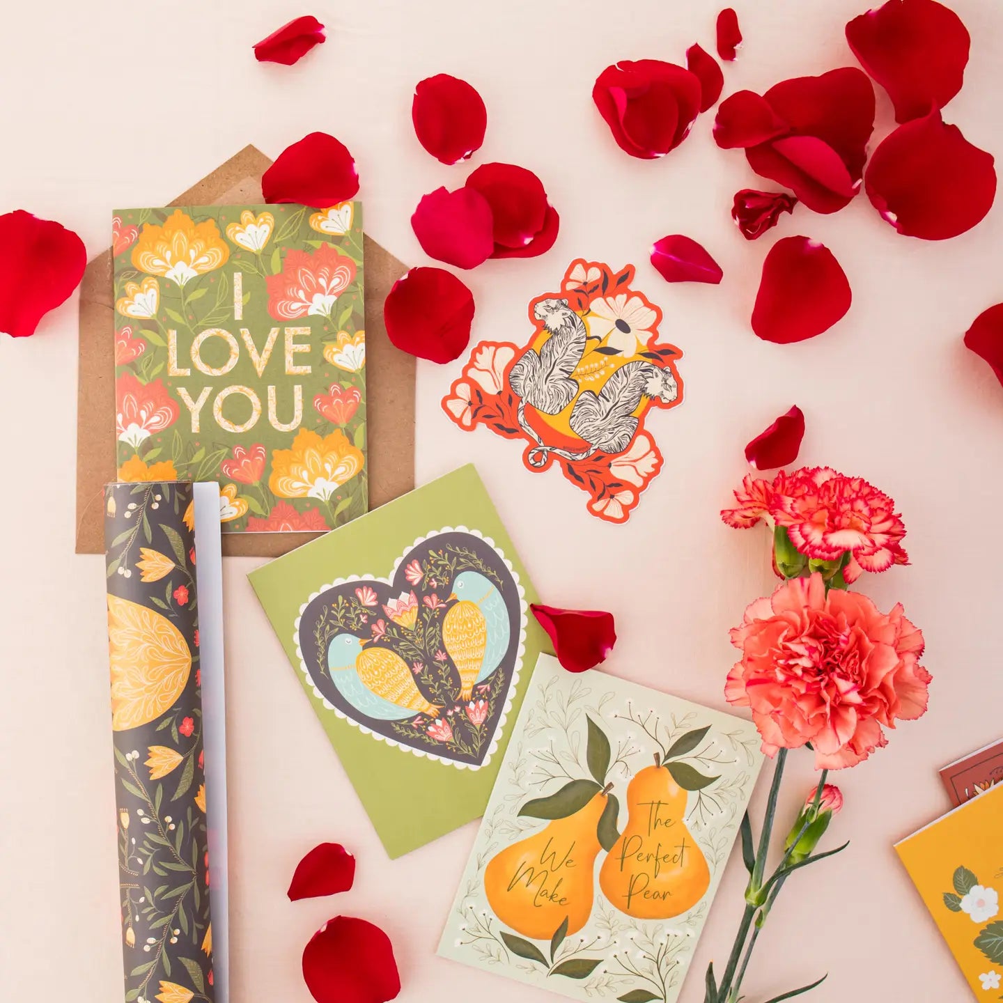 Birds At Heart Greeting Card - Love and Wedding Card