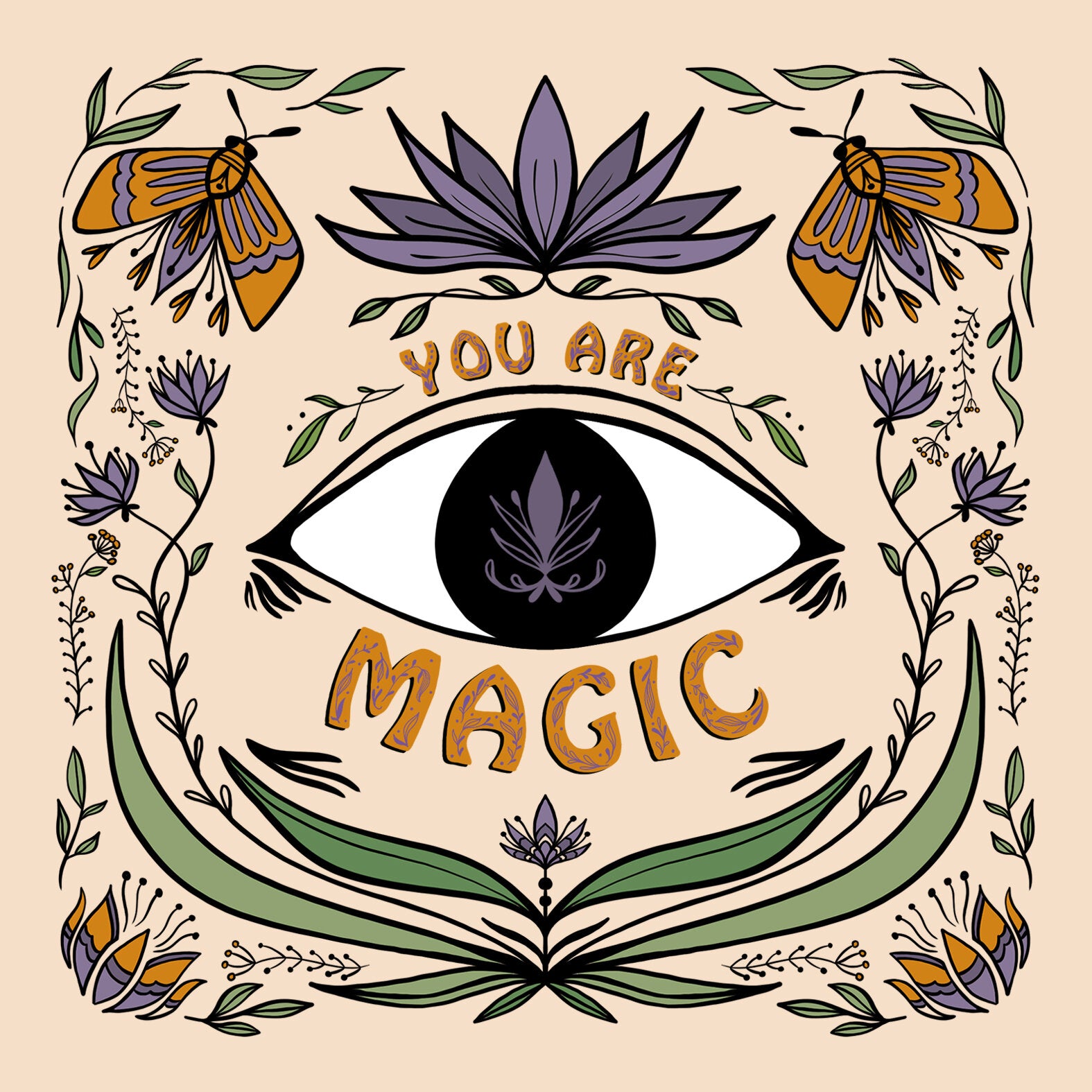 You are Magic Greeting Card