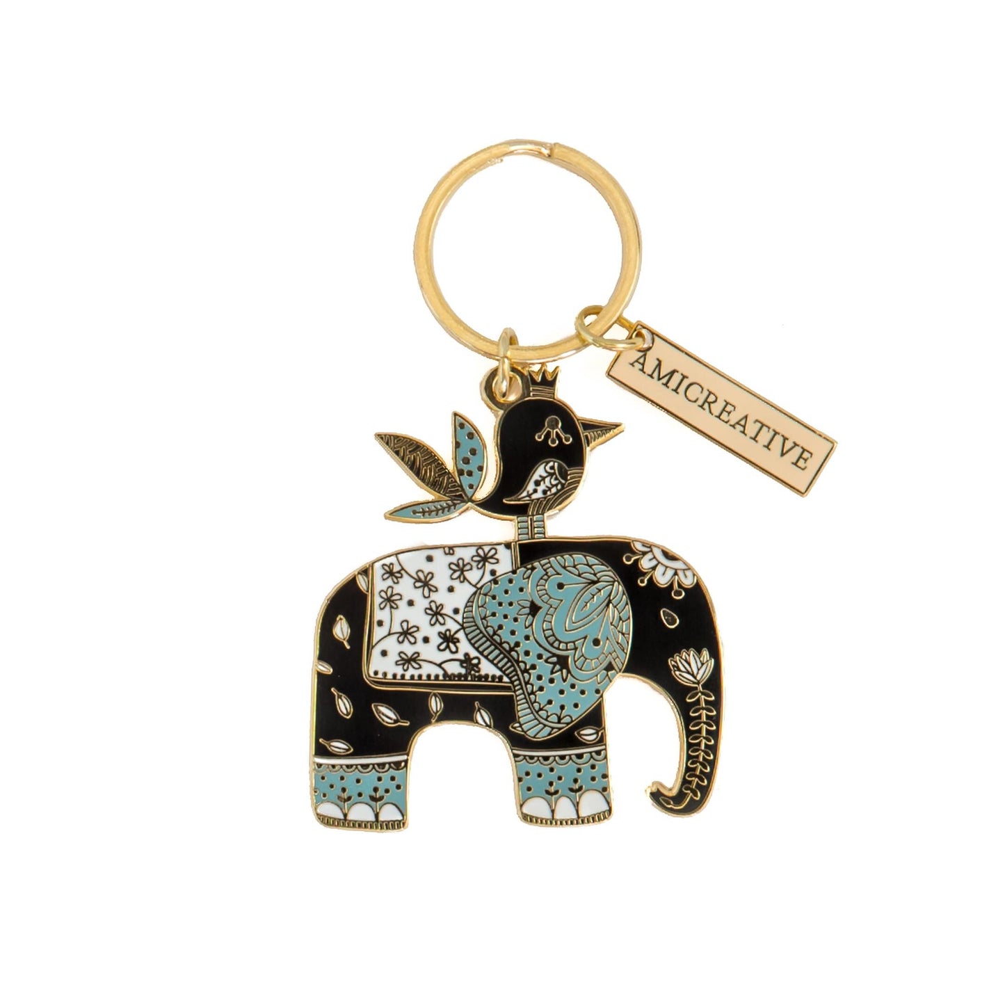 Old Friends Enamel Keychain