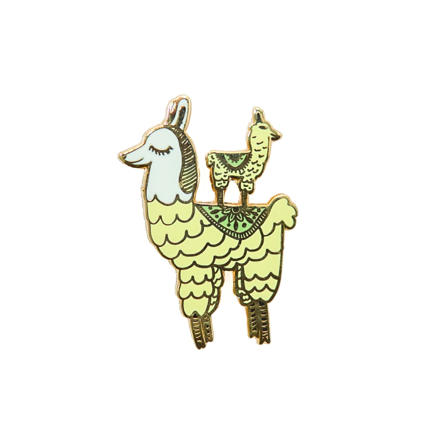 Mama Llama Enamel Pin