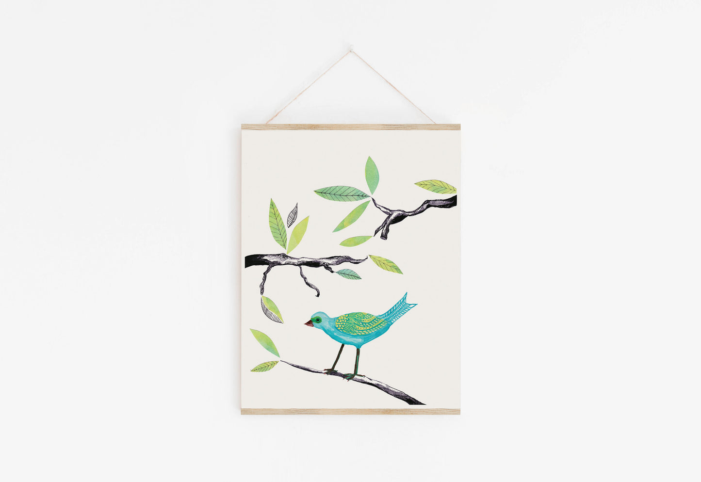 Blue Bird Giclée Print
