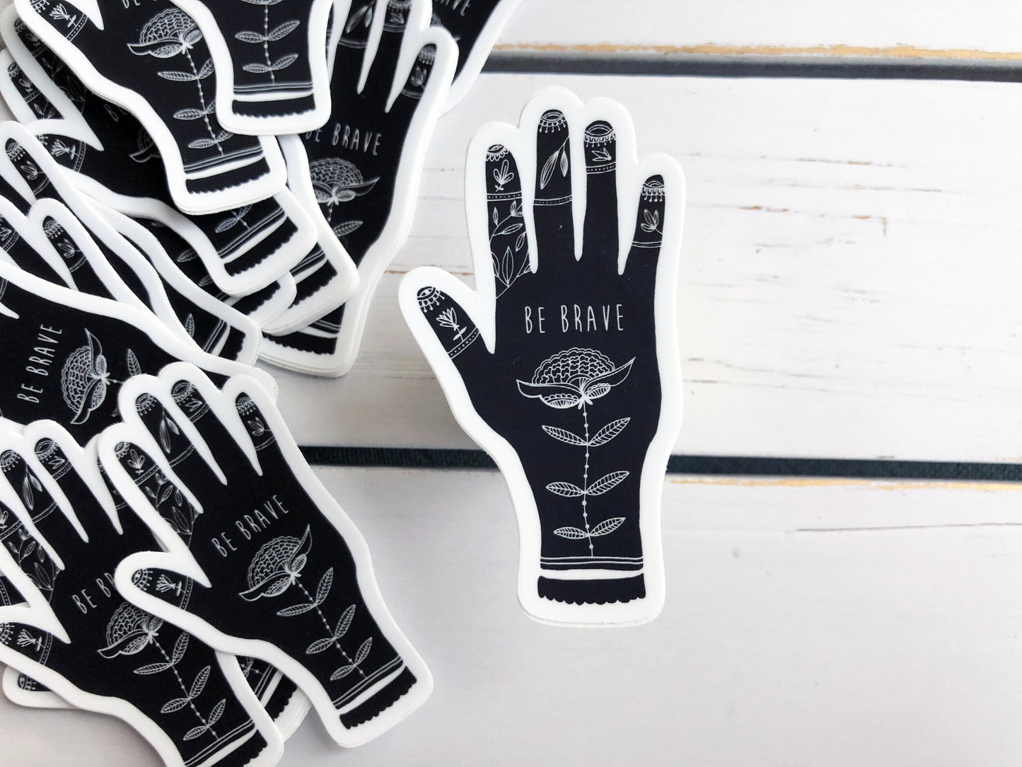 A Brave Hand Vinyl Sticker