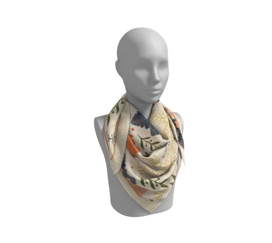 Spring Promises Silk Scarf