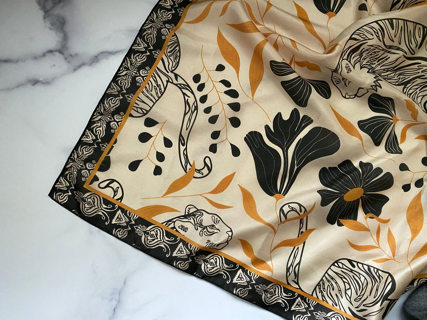 Tiger Tiger Silk Scarf