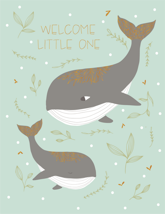 Welcome Little One Greeting Card