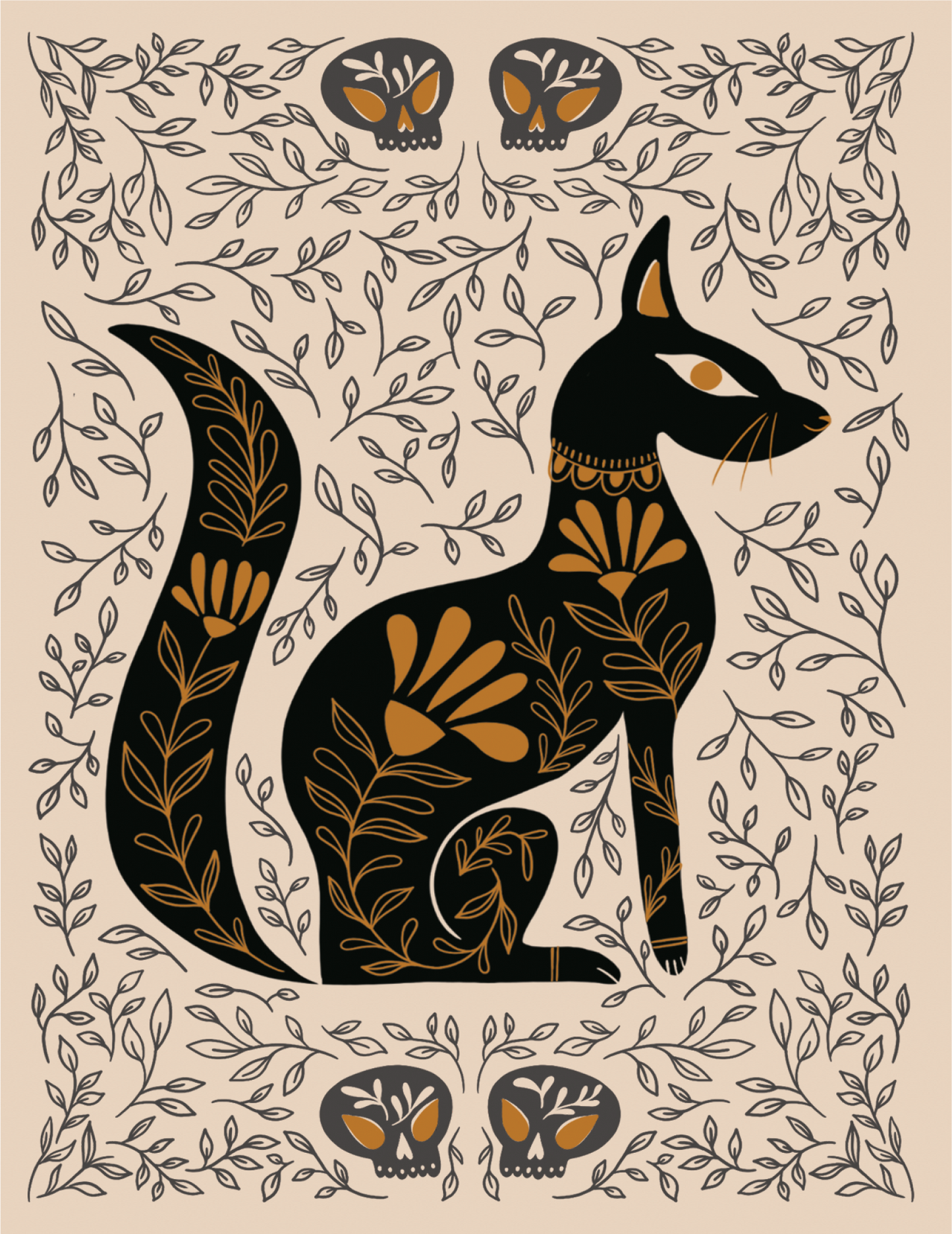 Egyptian Cat Greeting Card