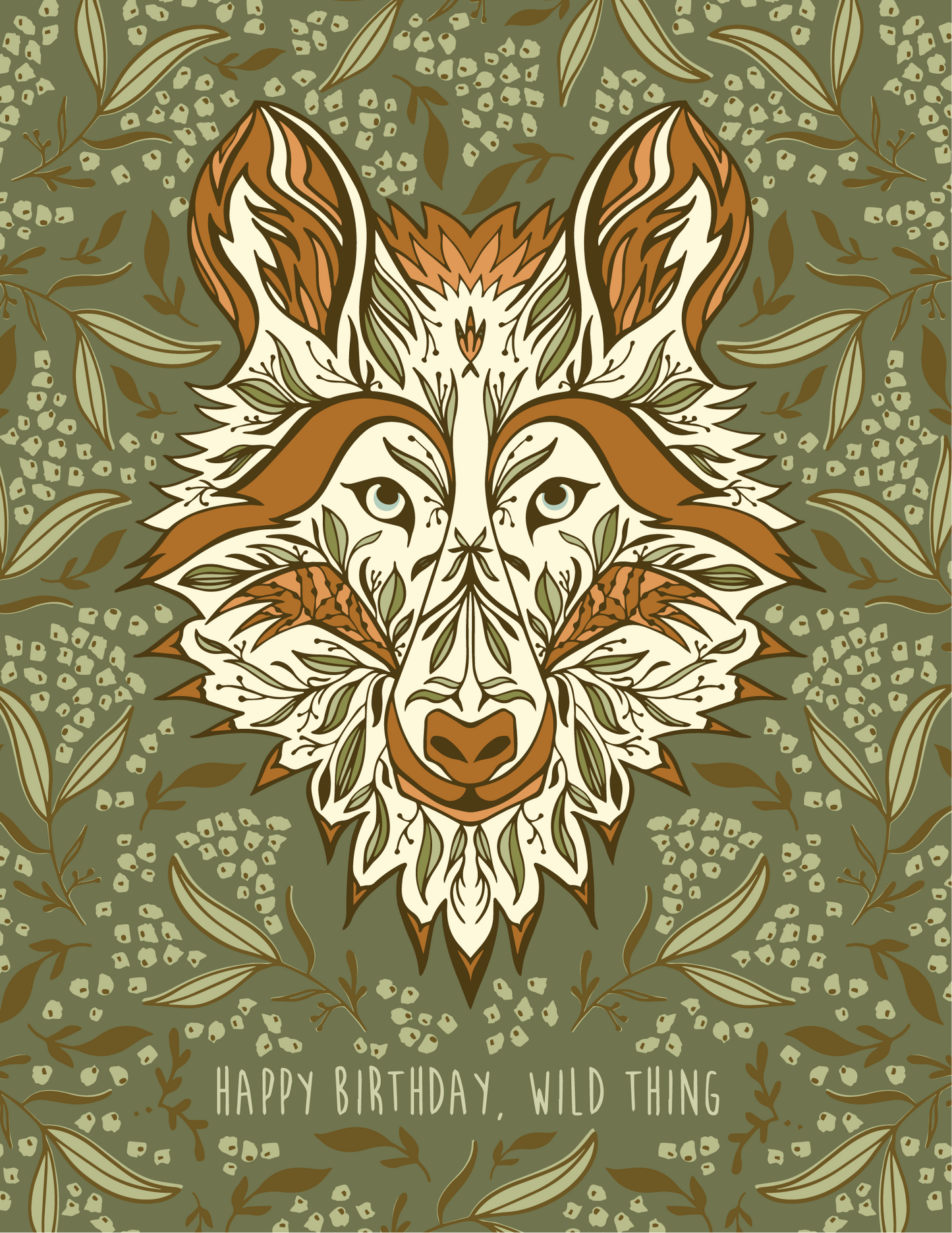 Wild Thing Birthday Greeting Card