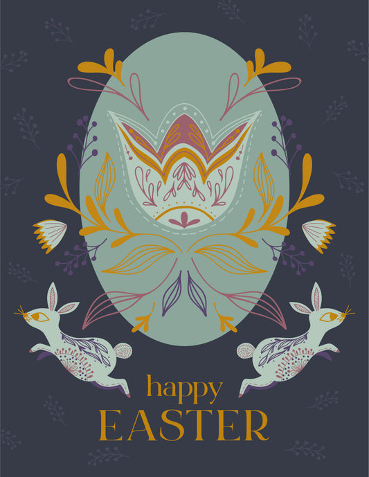 Easter Greetings Greeting Card