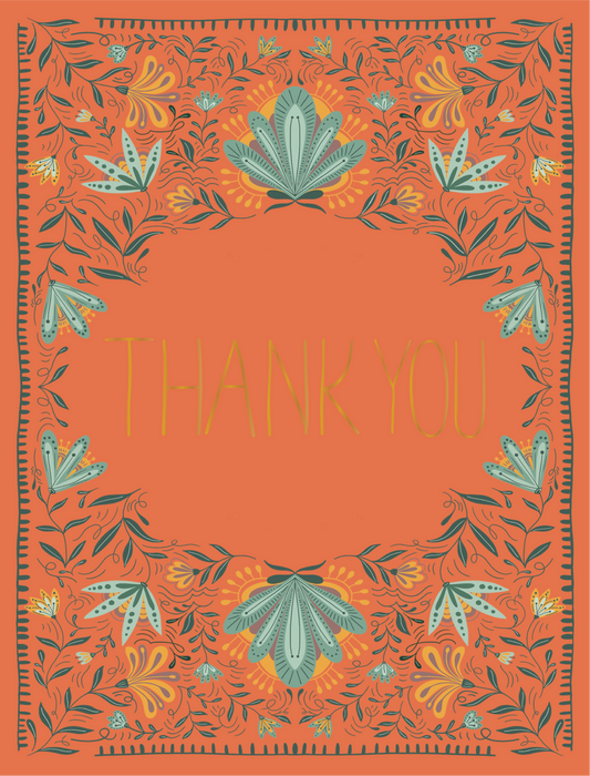 Thank You Sunny Blooms Greeting Card