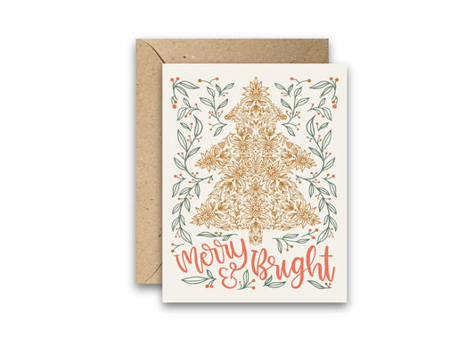 Merry and Bright Greeting Card