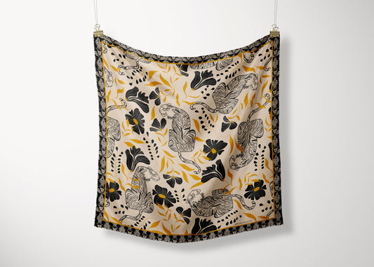 Tiger Tiger Silk Scarf