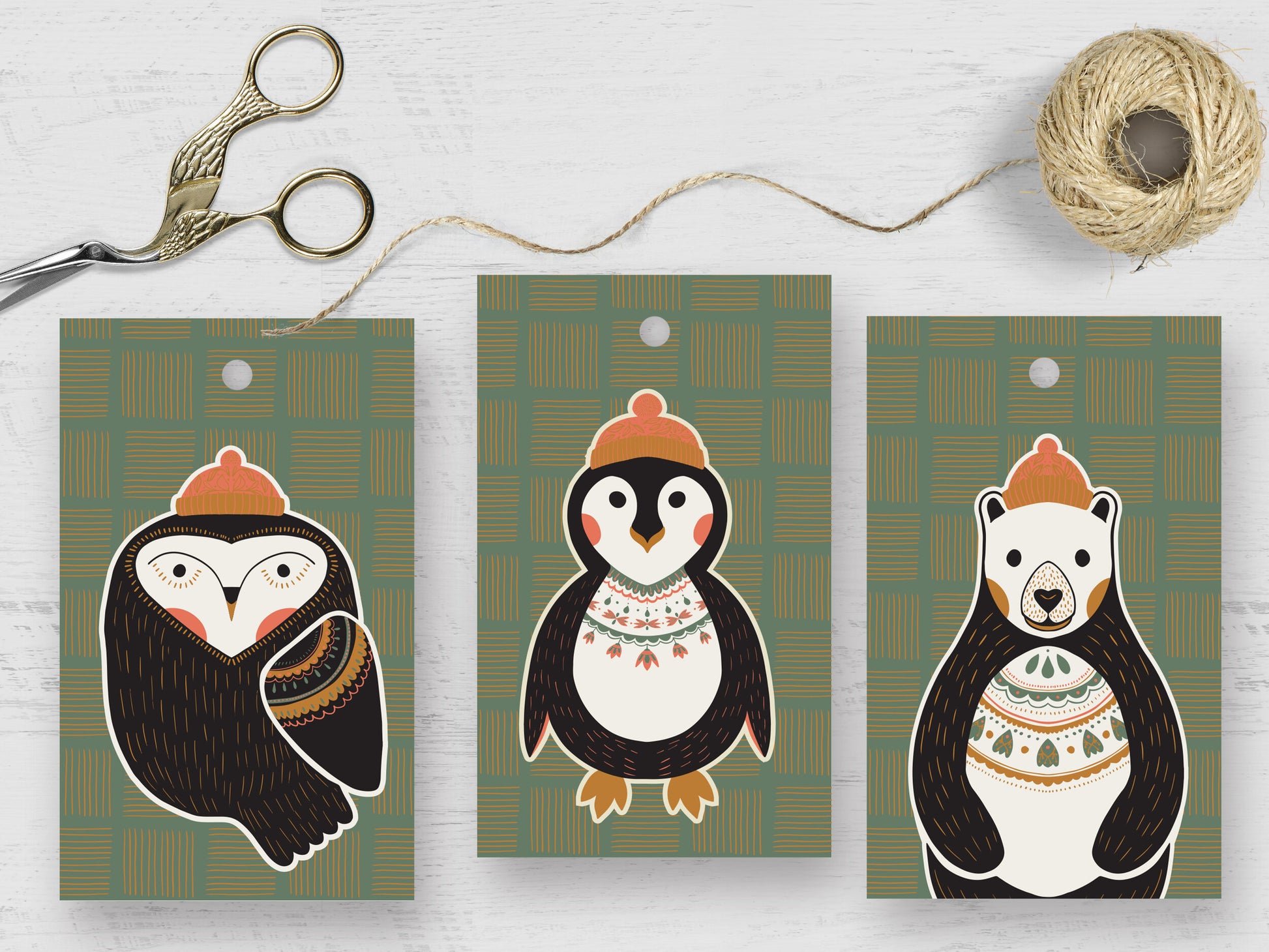 Gift Tag - Joyful Animals