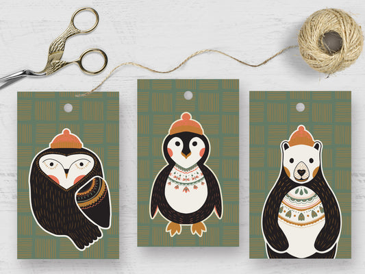 Gift Tag - Joyful Animals