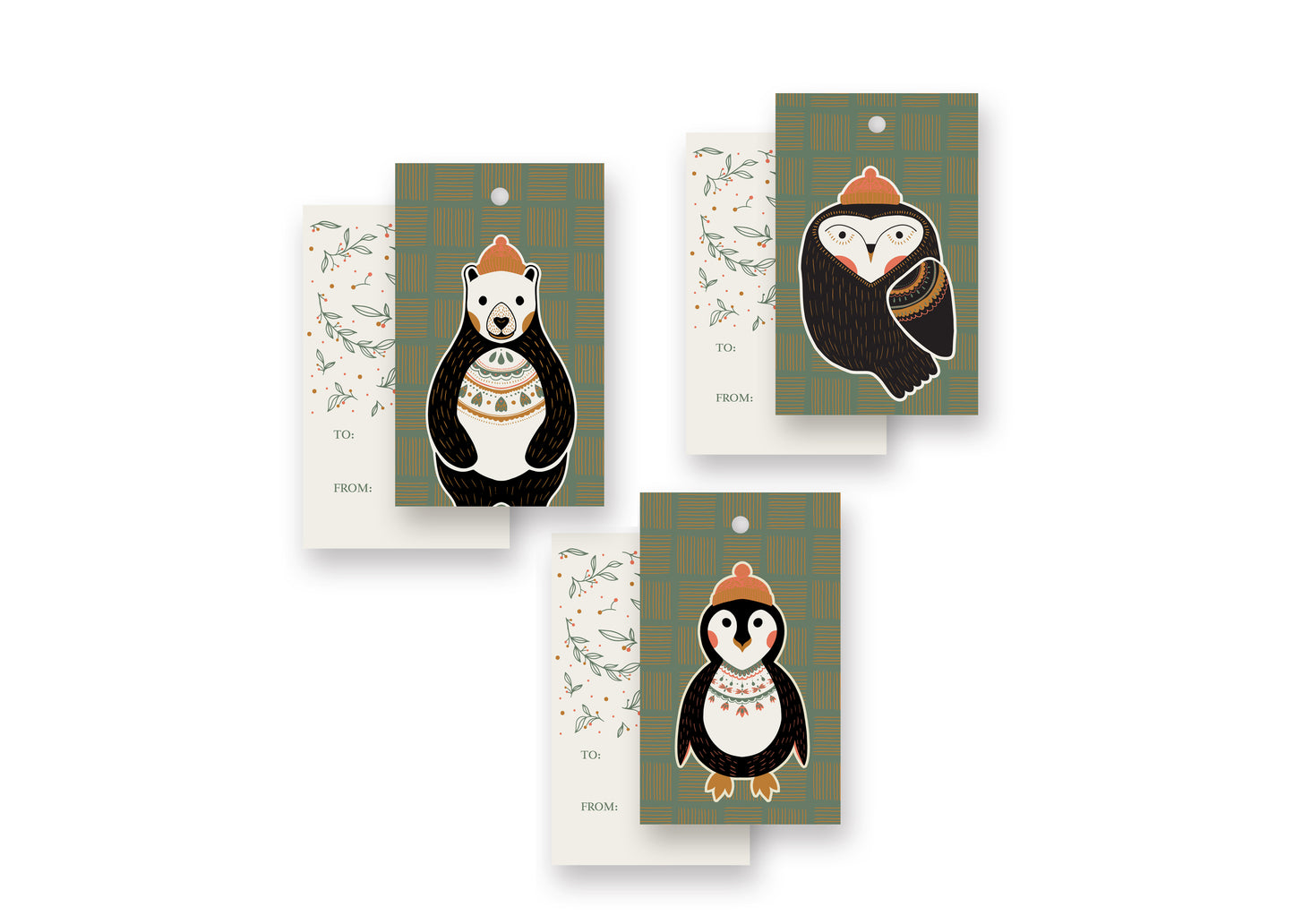 Gift Tag - Joyful Animals
