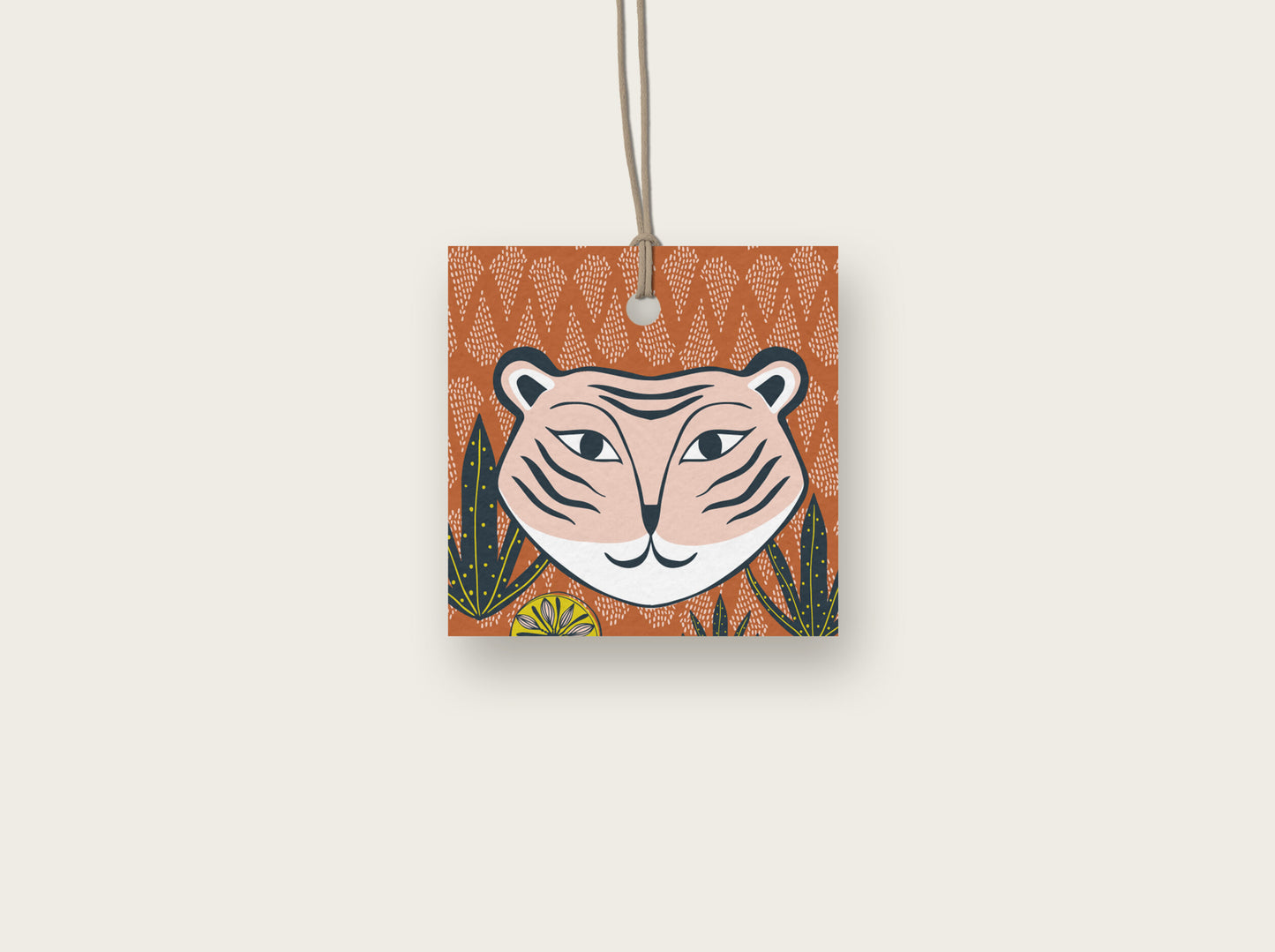 Gift Tag - Mod Tiger