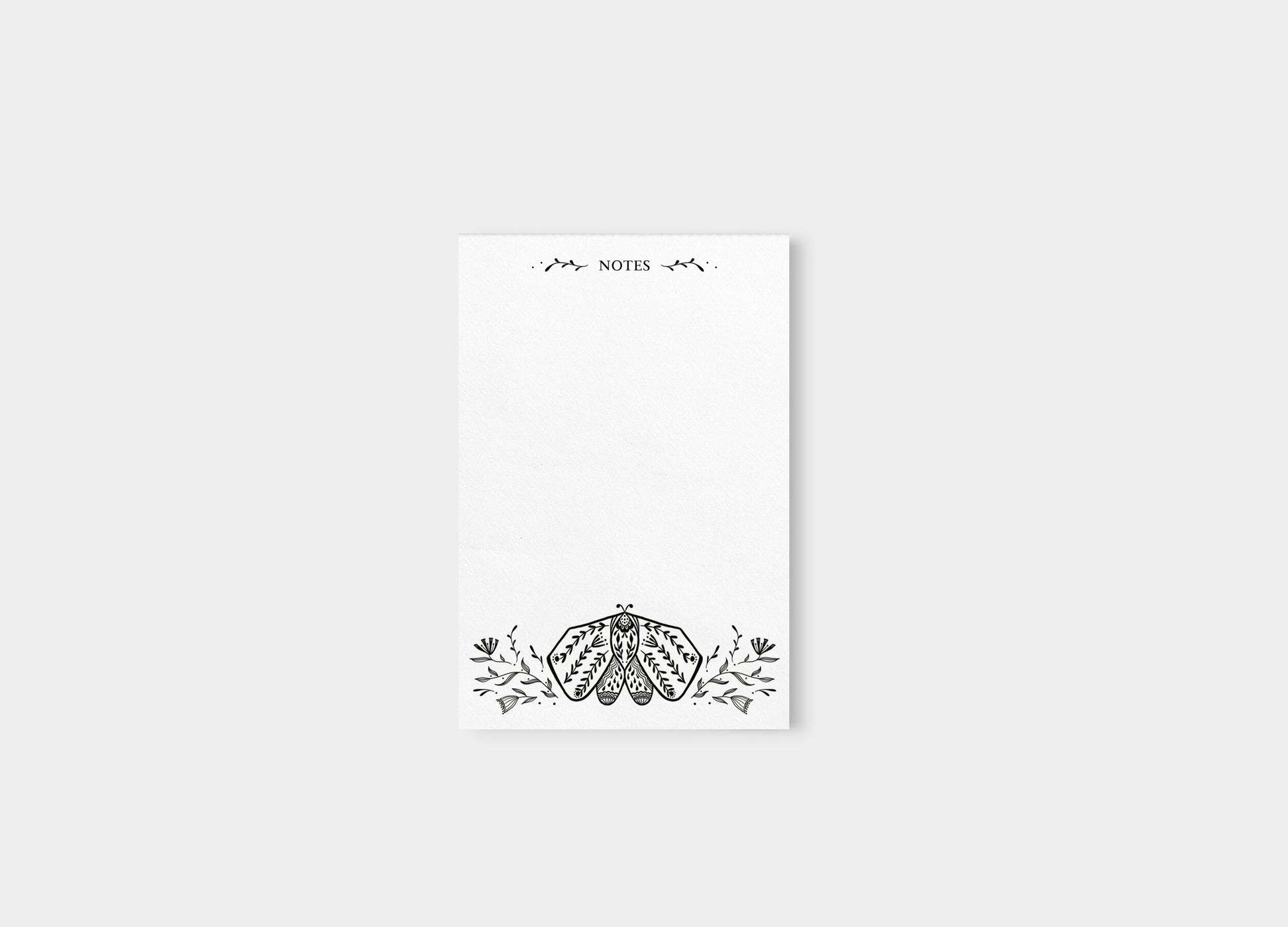 Moth Notepad 4" x 6"