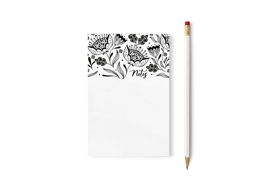 Garden Blooms Notepad: 4"x6"