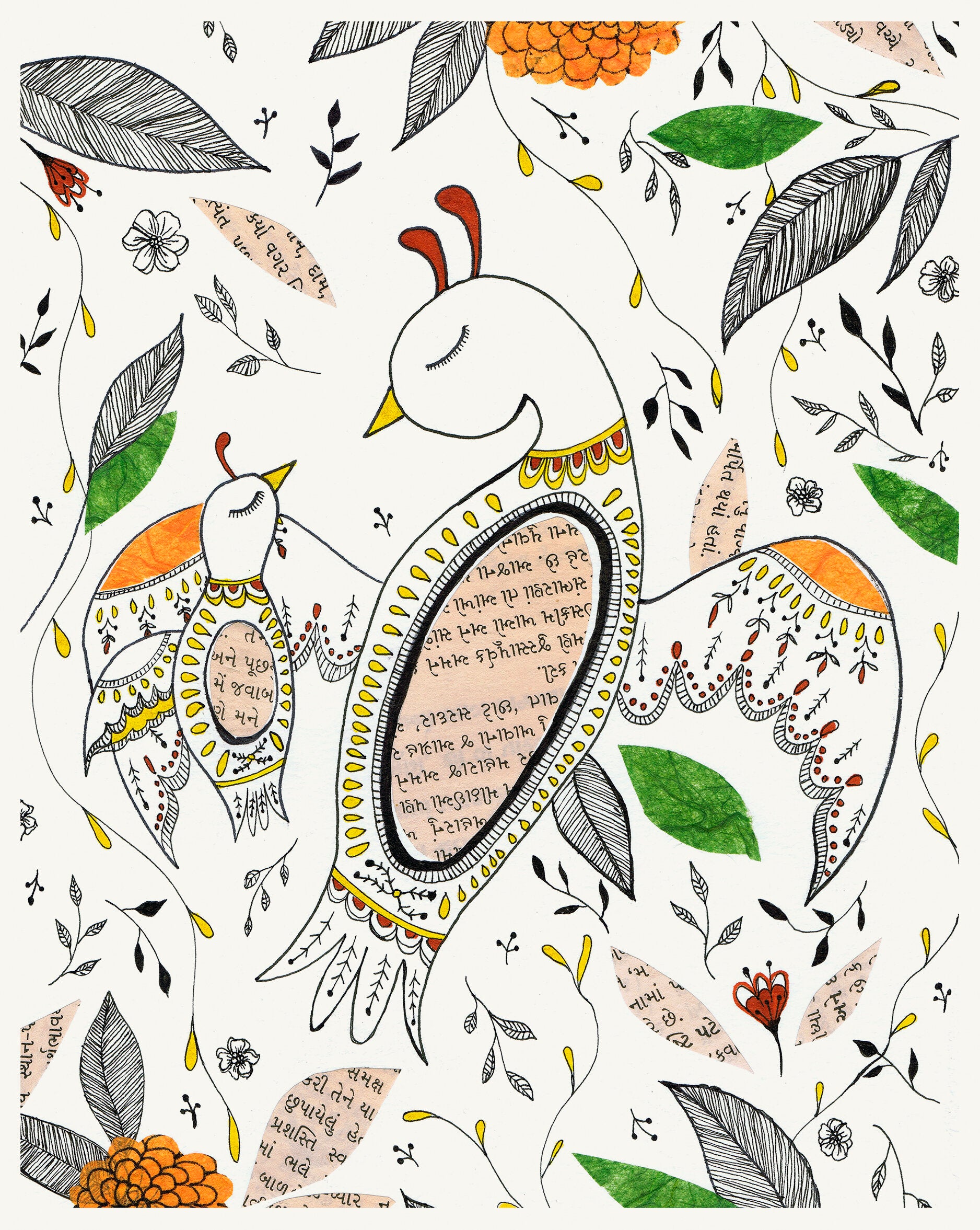 Spring Birds Giclee Print