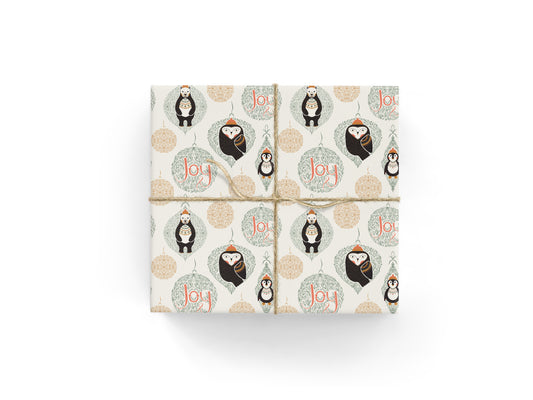 Joyful Holiday Friends Wrapping Paper