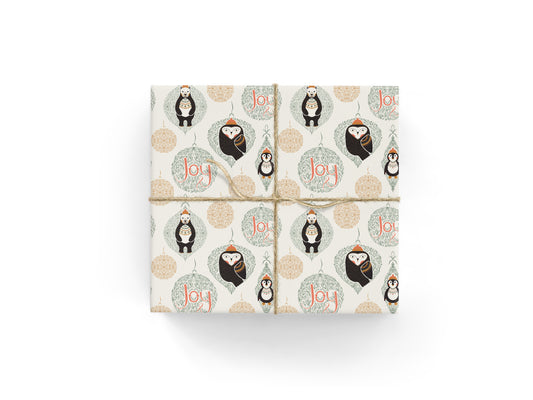 Holiday Animal Wrapping Paper