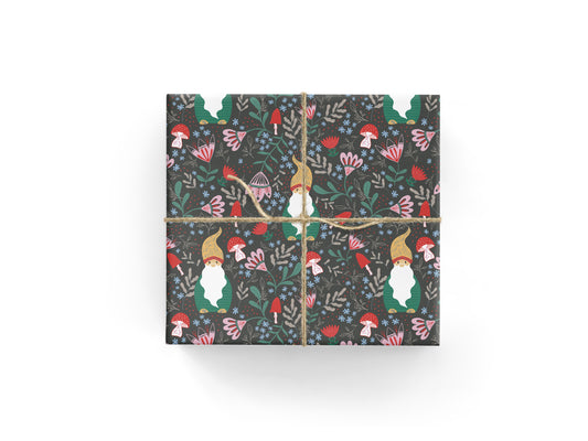 Gnome & Mushroom Wrapping Paper