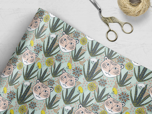 Mod Tiger Wrapping Paper