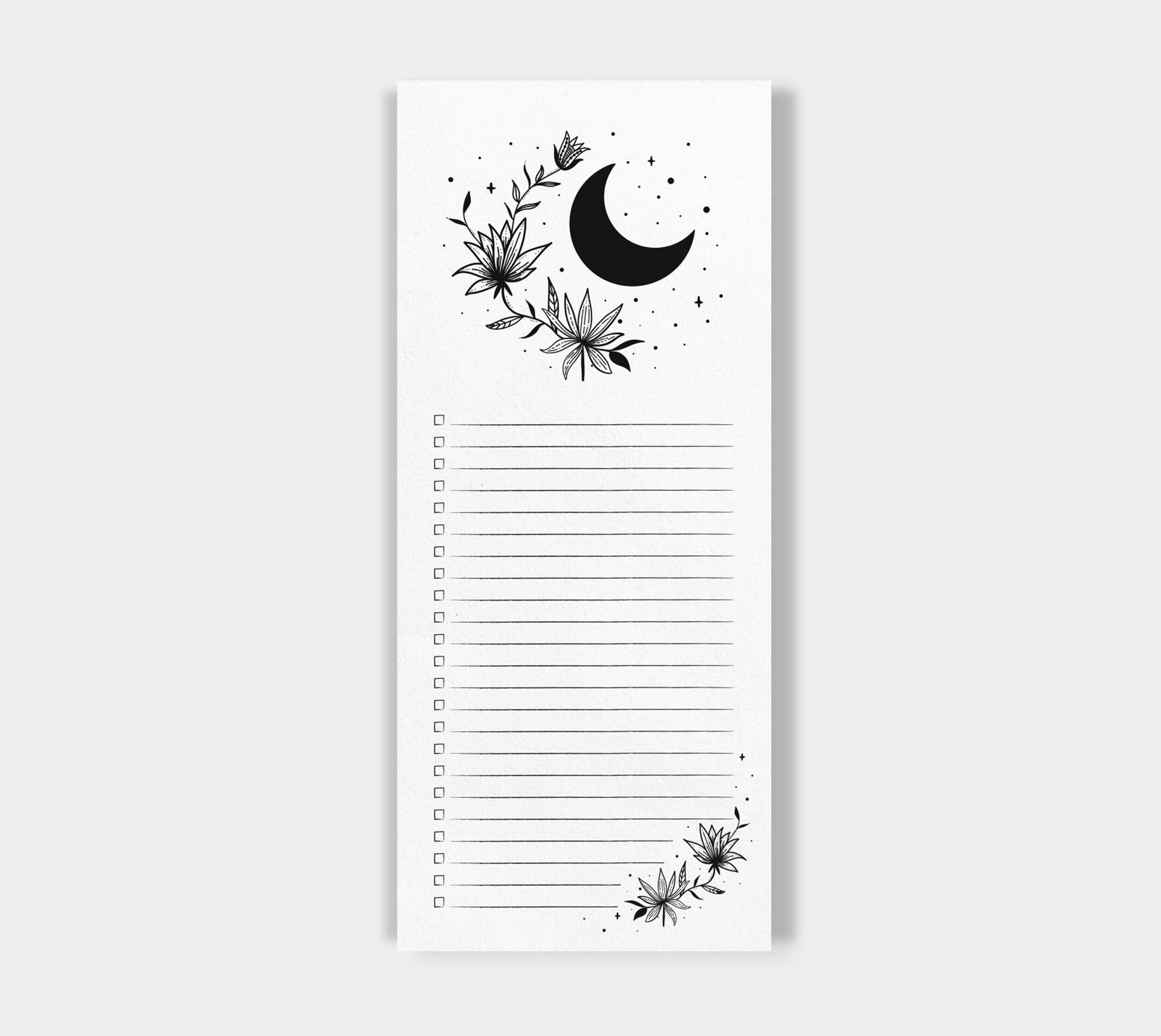 Moonlight Notepad: 3.5"x8.5"