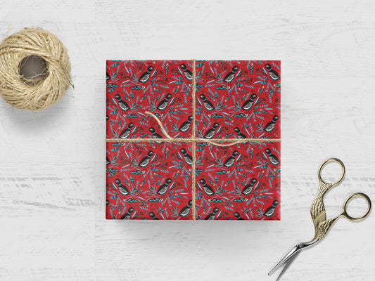 Holiday Birds Wrapping Paper