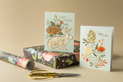 Elegant Easter Eggs Greeting Card