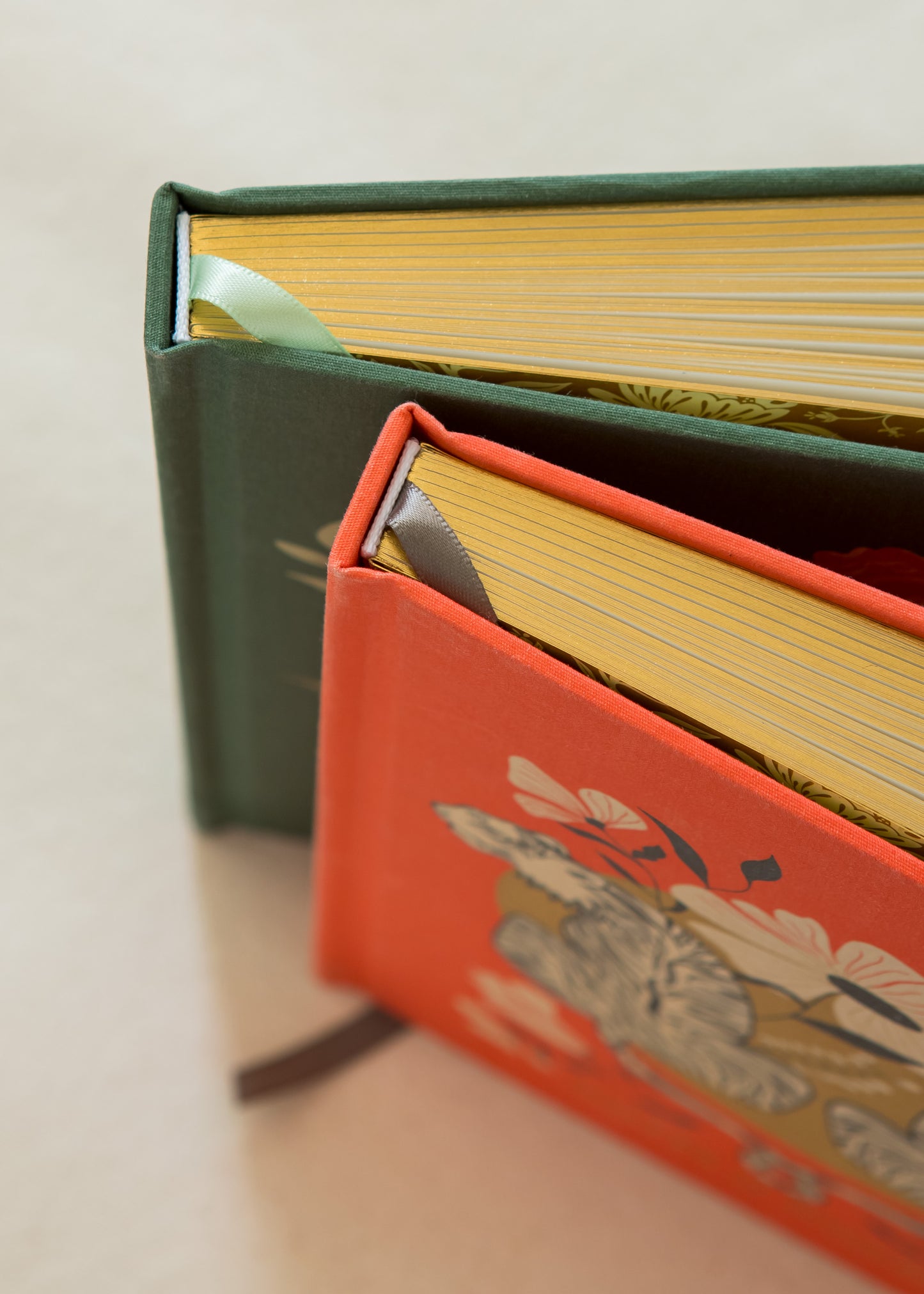 Peacock Linen Journal with Gold Foil | Ink of Inspiration Hardcover Notebook