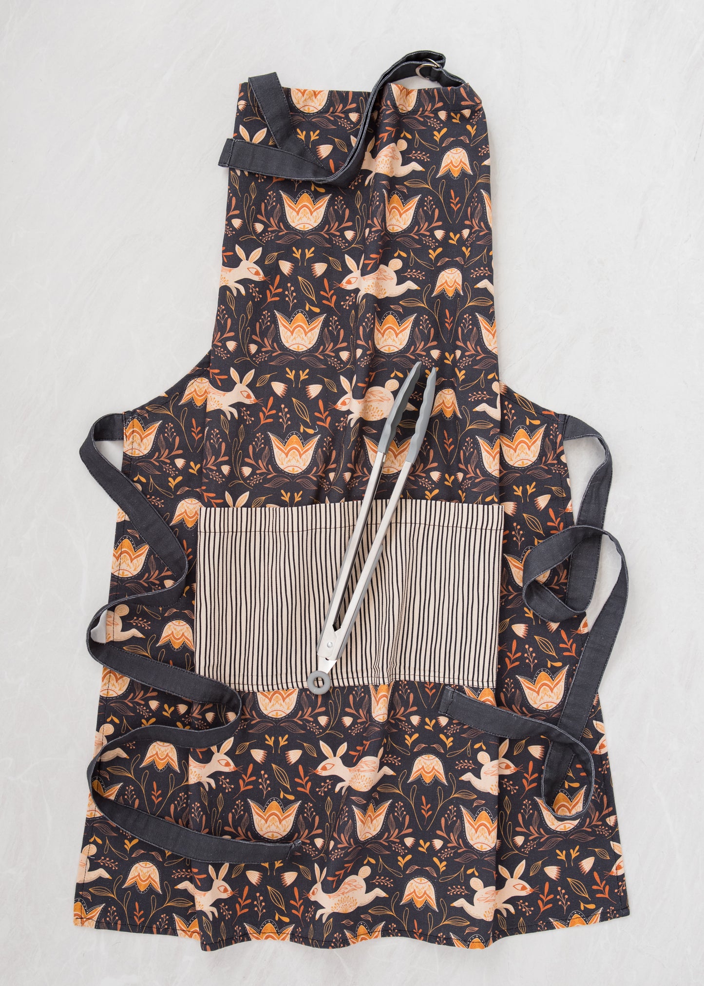 Fall Bunnies Cotton Apron