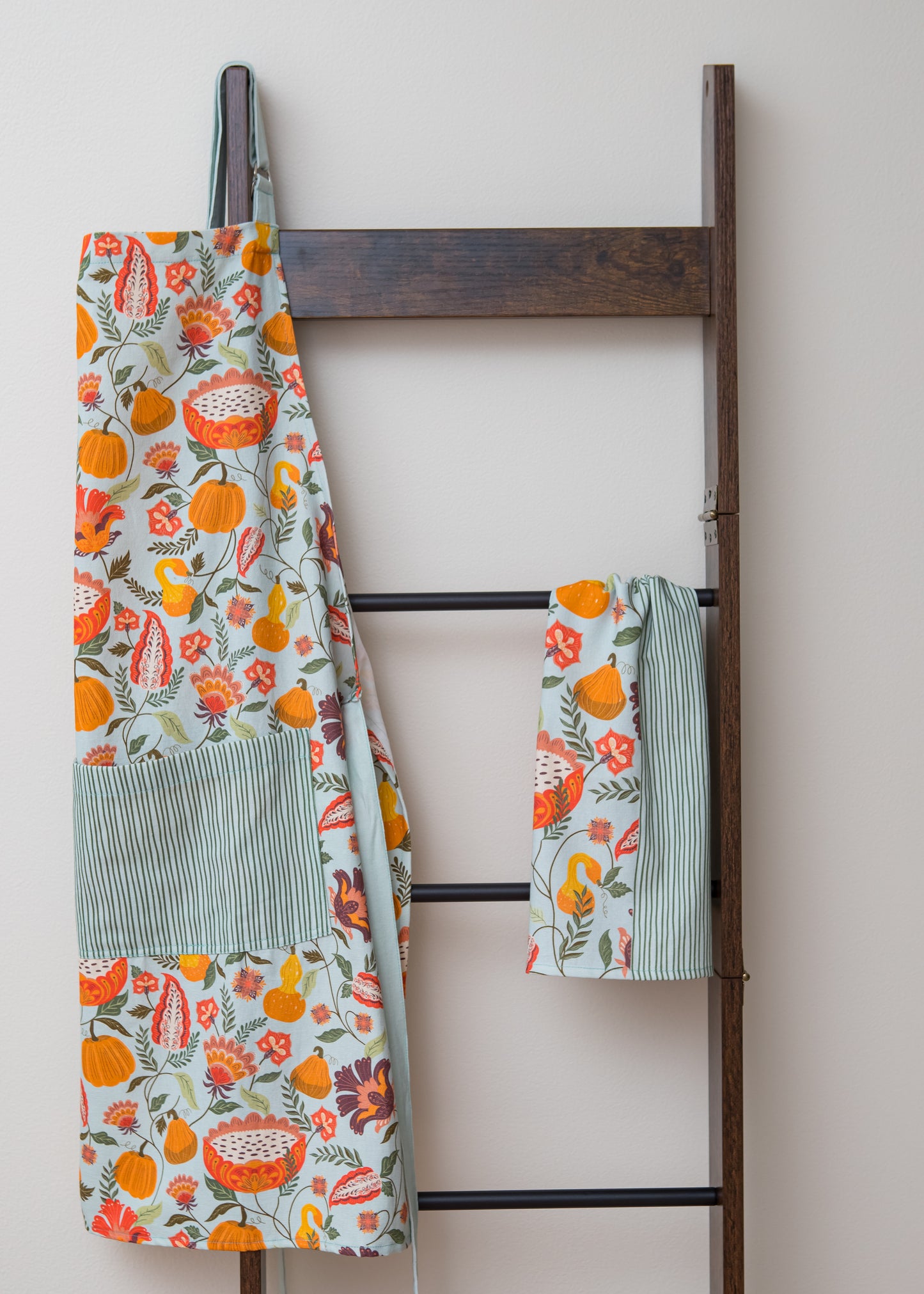 Pumpkin Garden Cotton Apron