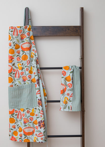 Pumpkin Garden Cotton Apron