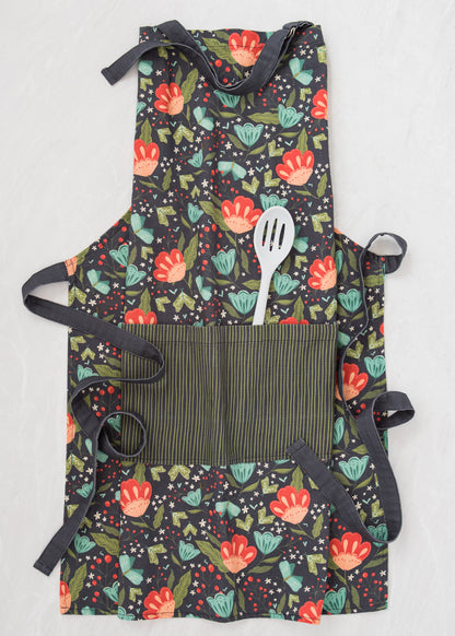 May Flowers Cotton Apron