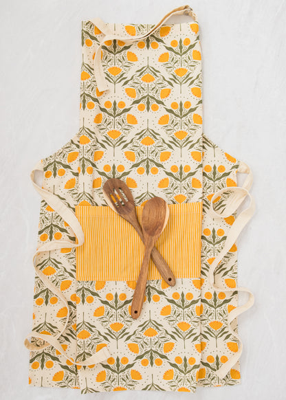 Sunflowers Cotton Apron