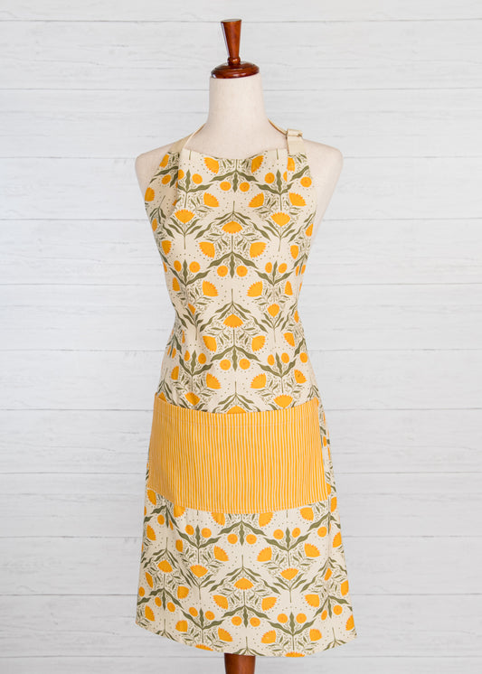 Sunflowers Cotton Apron