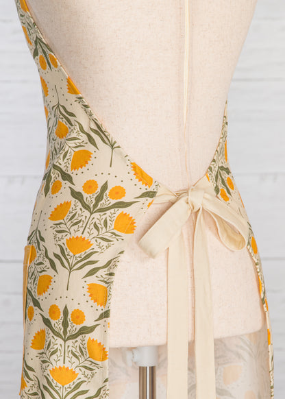 Sunflowers Cotton Apron