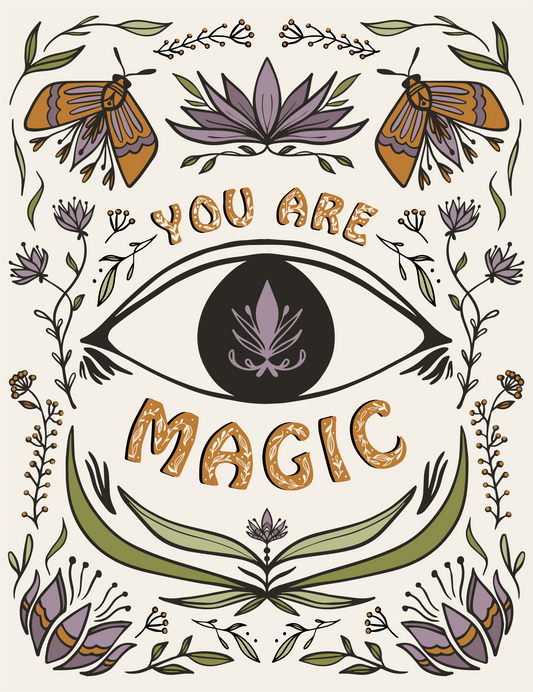 You are Magic Greeting Card