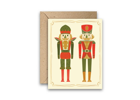 Royal Nutcrackers greeting card with envelope