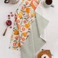 Pumpkin Garden Tea Towel